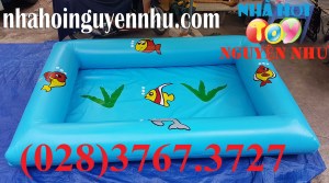 Bể chơi xúc cát bơm hơi - Hồ bơm hơi  B-001b